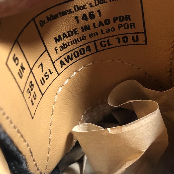 Dr. Martens 1461 Shoes Womens Size 7 Black Patent Leather Oxfords Casual - Picture 9 of 16